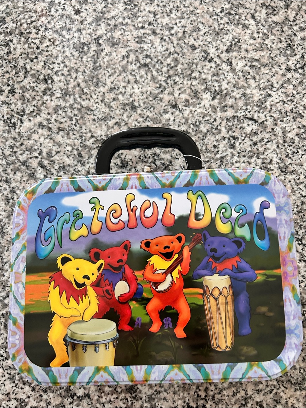 Vintage 1998 Grateful Dead Vandor Tin Lunch Box | Dancing Bears